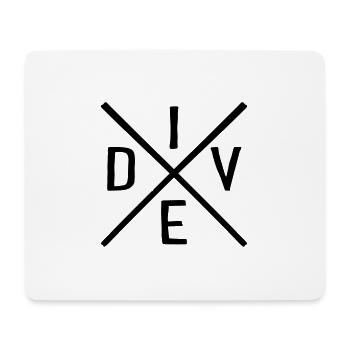 diving - Mouse Pad (horizontal) - white - Front