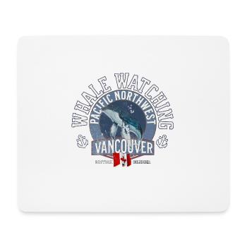Whale watching pacific northwest 2 - Mouse Pad (horizontal) - white - Front
