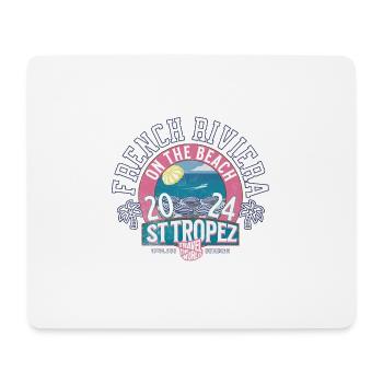 St. Tropez Côte d'Azur Reisen Sie um die Welt - Mousepad (Querformat) - Weiß - Vorne