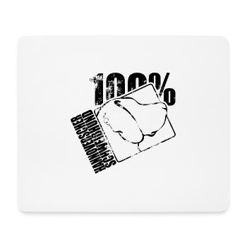 HANNOVERSCHER SCHWEIßHUND 100 Hunde Hund Wilsigns - Mousepad (Querformat) - Weiß - Vorne