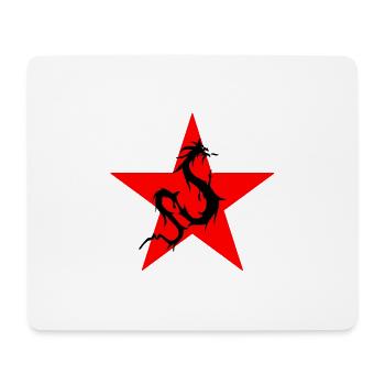 l'étoile rouge et le dragon noir du vietnam - Tapis de souris (format paysage) - blanc - Devant