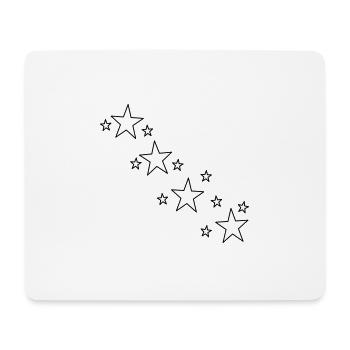 star - Tapis de souris (format paysage) - blanc - Devant