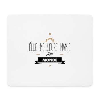 meilleure mamie du monde - Tapis de souris (format paysage) - blanc - Devant