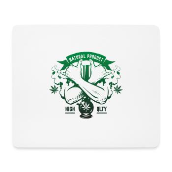Natural product HIGH QLTY - Mouse Pad (horizontal) - white - Front