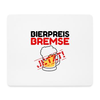 Bierpreisbremse - Jetzt! - Mousepad (Querformat) - Weiß - Vorne