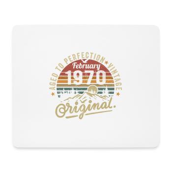 February 1970 - February 1970 Anniversary February 1970 - Mouse Pad (horizontal) - white - Front