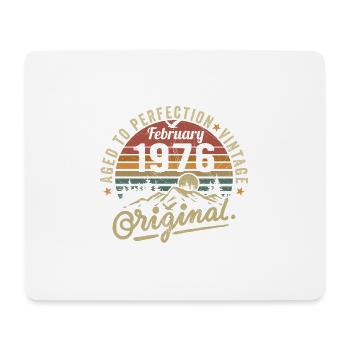 February 1976 - February 1976 Anniversary February 1976 - Mouse Pad (horizontal) - white - Front
