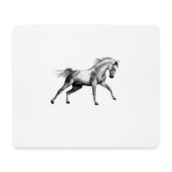 Horse - Mouse Pad (horizontal) - white - Front
