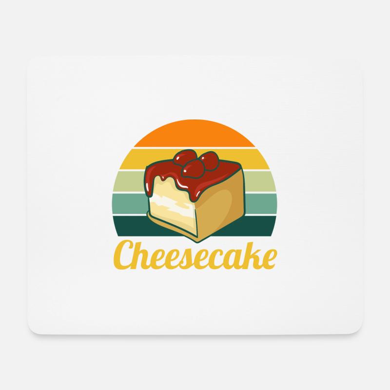 Cheesecake Vintage - Mouse Pad (horizontal) - white