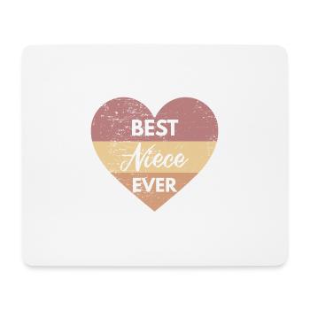 Best Nichte der Welt - Best Niece ever - Mousepad (Querformat) - Weiß - Vorne