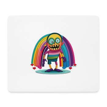 Pride Zombie 10 - Mousepad (Querformat) - Weiß - Vorne