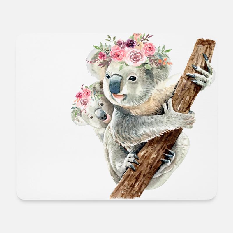 Koala Baby - Mousepad (Querformat) - Weiß