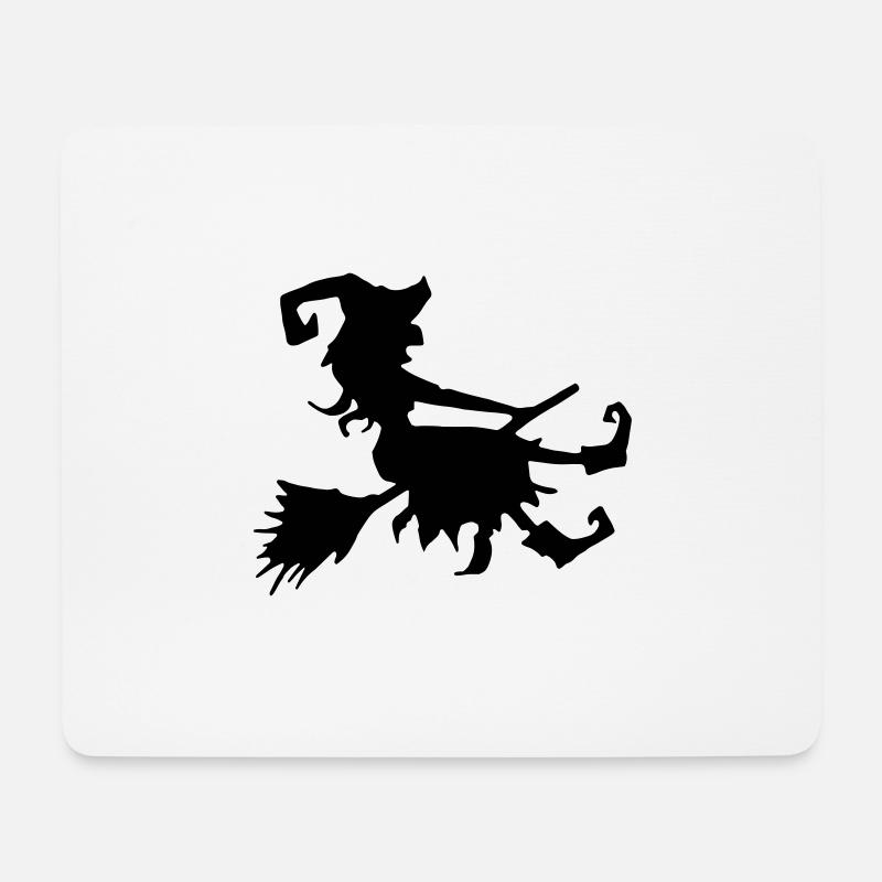 Halloween witch - Mouse Pad (horizontal) - white