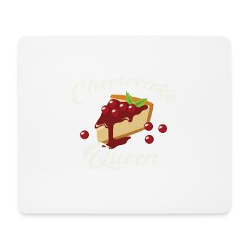 Cheesecake Cheesecake Queen - Mouse Pad (horizontal) - white - Front