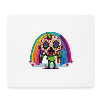 Pride Zombie 05 - Mousepad (Querformat) - Weiß - Vorne
