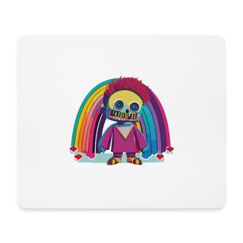 Pride Zombie 09 - Mousepad (Querformat) - Weiß - Vorne