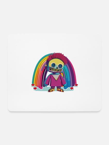 Pride Zombie 09 - Mousepad (Querformat) - Weiß