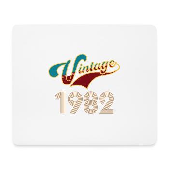 Vintage 1982 - born for everyone 1982 - Mouse Pad (horizontal) - white - Front