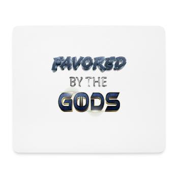 Günstling der Götter - favored by the gods - Mousepad (Querformat) - Weiß - Vorne