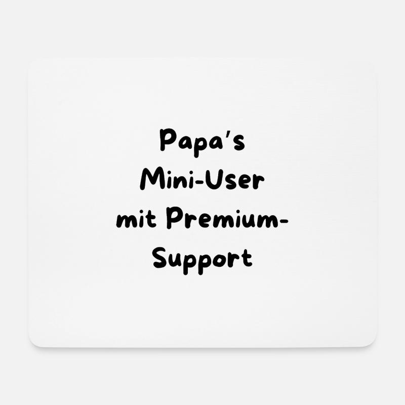 Papa's User - Mouse Pad (horizontal) - white