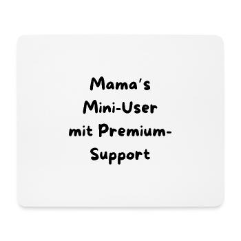 Mom's User - Mouse Pad (horizontal) - white - Front