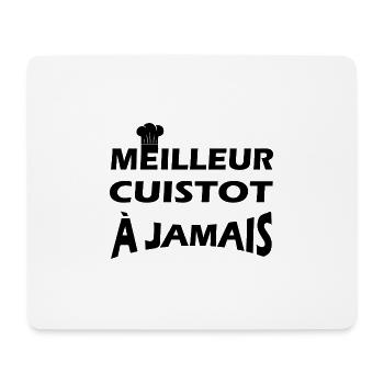 Meilleur cuistot à jamais t-shirt homme cadeau - Tapis de souris (format paysage) - blanc - Devant