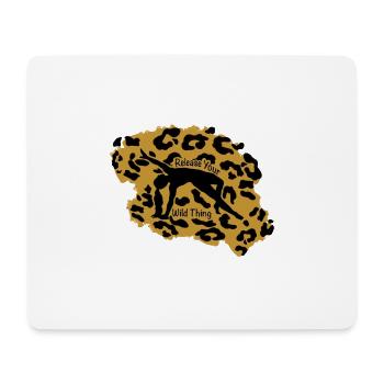Release your Wild Thing - Mousepad (Querformat) - Weiß - Vorne