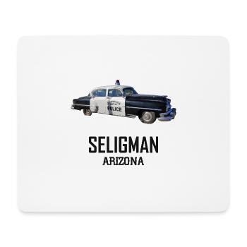 Old car in Seligman in Arizona, US Road 66 - Mouse Pad (horizontal) - white - Front