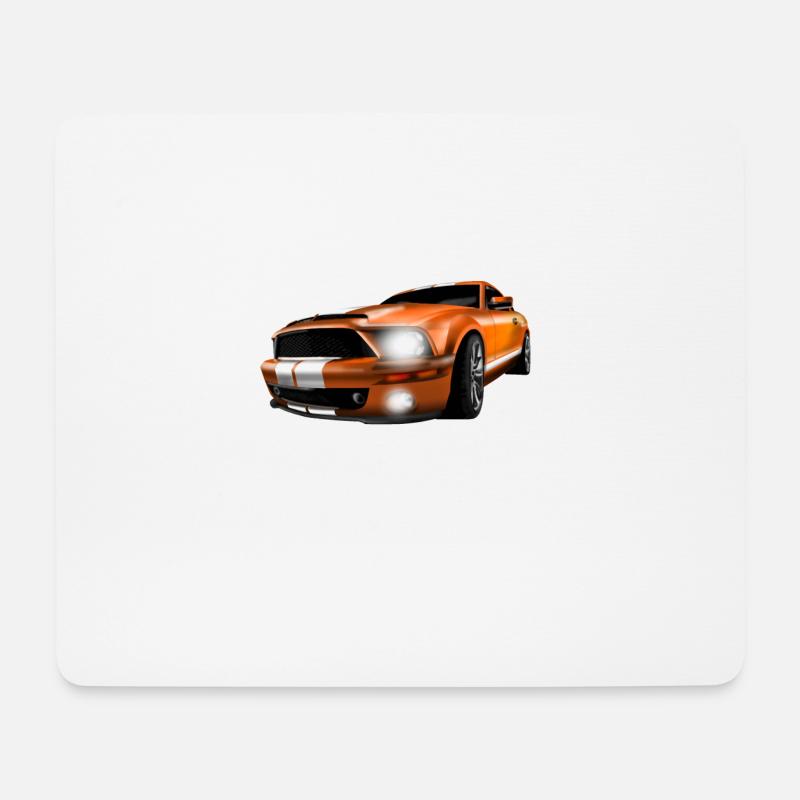 sport car - Mousepad (Querformat) - Weiß