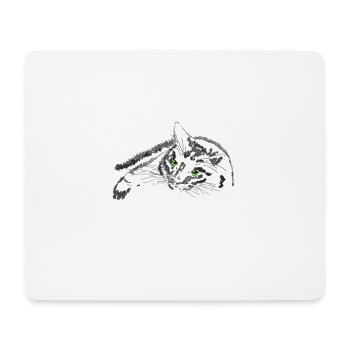 cat - Mouse Pad (horizontal) - white - Front