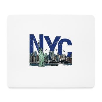 NYC NEW YORK CITY - Mouse Pad (horizontal) - white - Front