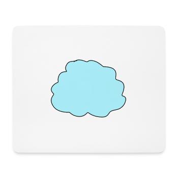 Cloud Blue Icon - Mouse Pad (horizontal) - white - Front