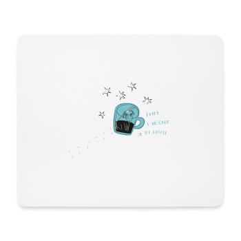 Oops a unicorn in my cup - Mouse Pad (horizontal) - white - Front