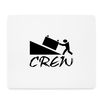 crew - Mousepad (Querformat) - Weiß - Vorne