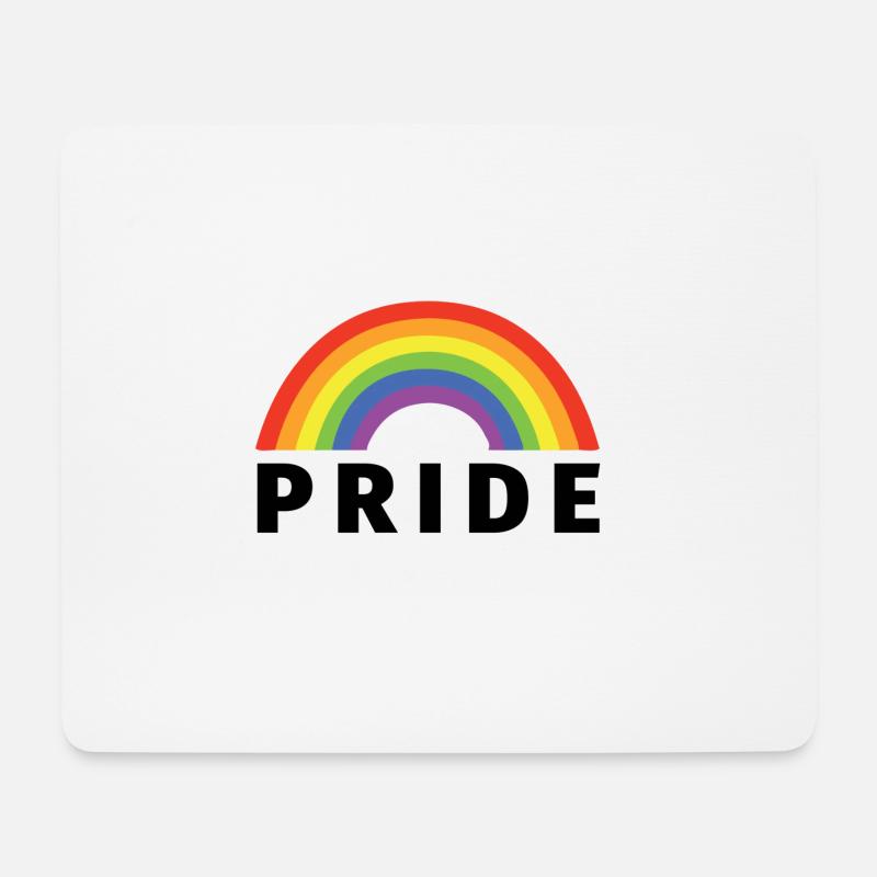 Pride - Mousepad (Querformat) - Weiß