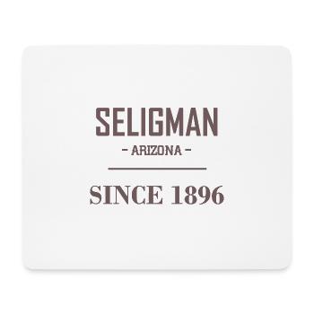 Seligman since 1896. Seligman Arizona, US Road 66 - Mouse Pad (horizontal) - white - Front