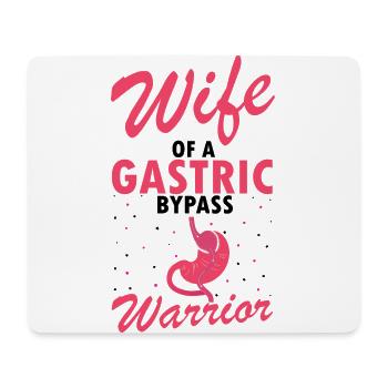 Magenoperation Design für Magenbypass Patient - Mousepad (Querformat) - Weiß - Vorne