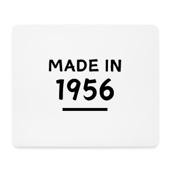 Made in 1956 - Geburtsjahr / Geburtstag - Mousepad (Querformat) - Weiß - Vorne