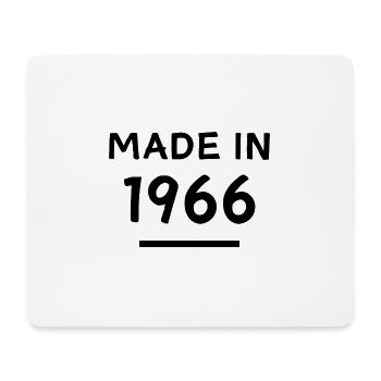 Made in 1966 - Geburtsjahr / Geburtstag - Mousepad (Querformat) - Weiß - Vorne