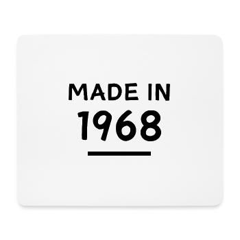Fabriqué en 1968 - Année de naissance / Anniversaire - Tapis de souris (format paysage) - blanc - Devant