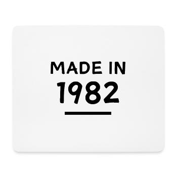 Made in 1982 - Year of Birth / Birthday - Mouse Pad (horizontal) - white - Front