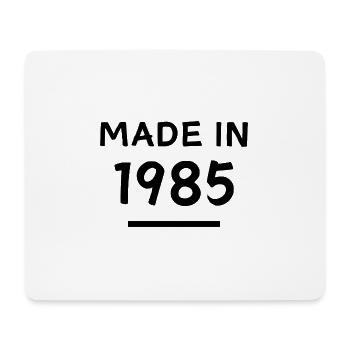 Fabriqué en 1985 - Année de naissance / Anniversaire - Tapis de souris (format paysage) - blanc - Devant