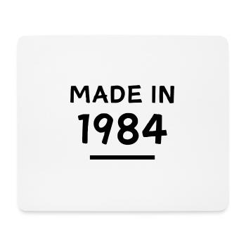 Fabriqué en 1984 - Année de naissance / Anniversaire - Tapis de souris (format paysage) - blanc - Devant