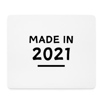 Made in 2021 - Year of birth / Birthday - Mouse Pad (horizontal) - white - Front