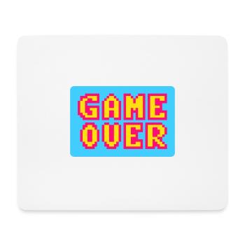 Game Over Retrogaming Vintage-Pixel - Mousepad (Querformat) - Weiß - Vorne