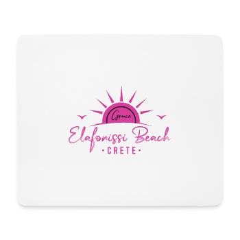 Elafonissi Beach Griechenland - Mousepad (Querformat) - Weiß - Vorne