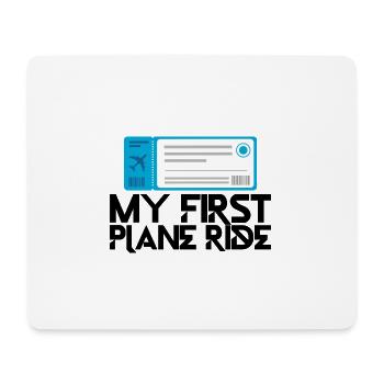 My First Plane Ride 32 - Mouse Pad (horizontal) - white - Front