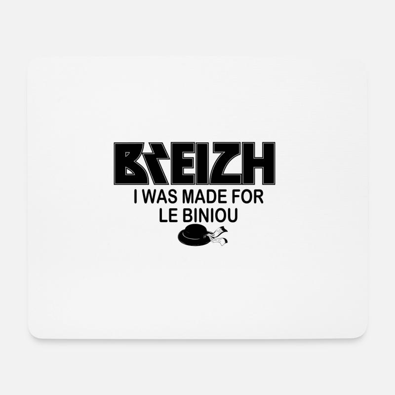 breizh - Mousepad (Querformat) - Weiß