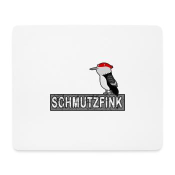 schmutzfink dreckspatz kleiner niedlicher vogel - Mousepad (Querformat) - Weiß - Vorne