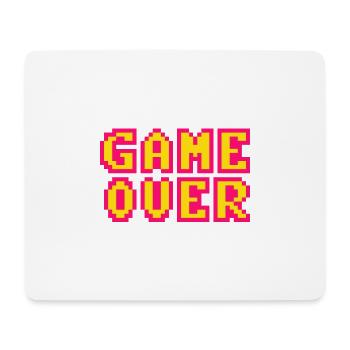 Game Over Retrogaming Vintage Pixel - Mousepad (Querformat) - Weiß - Vorne